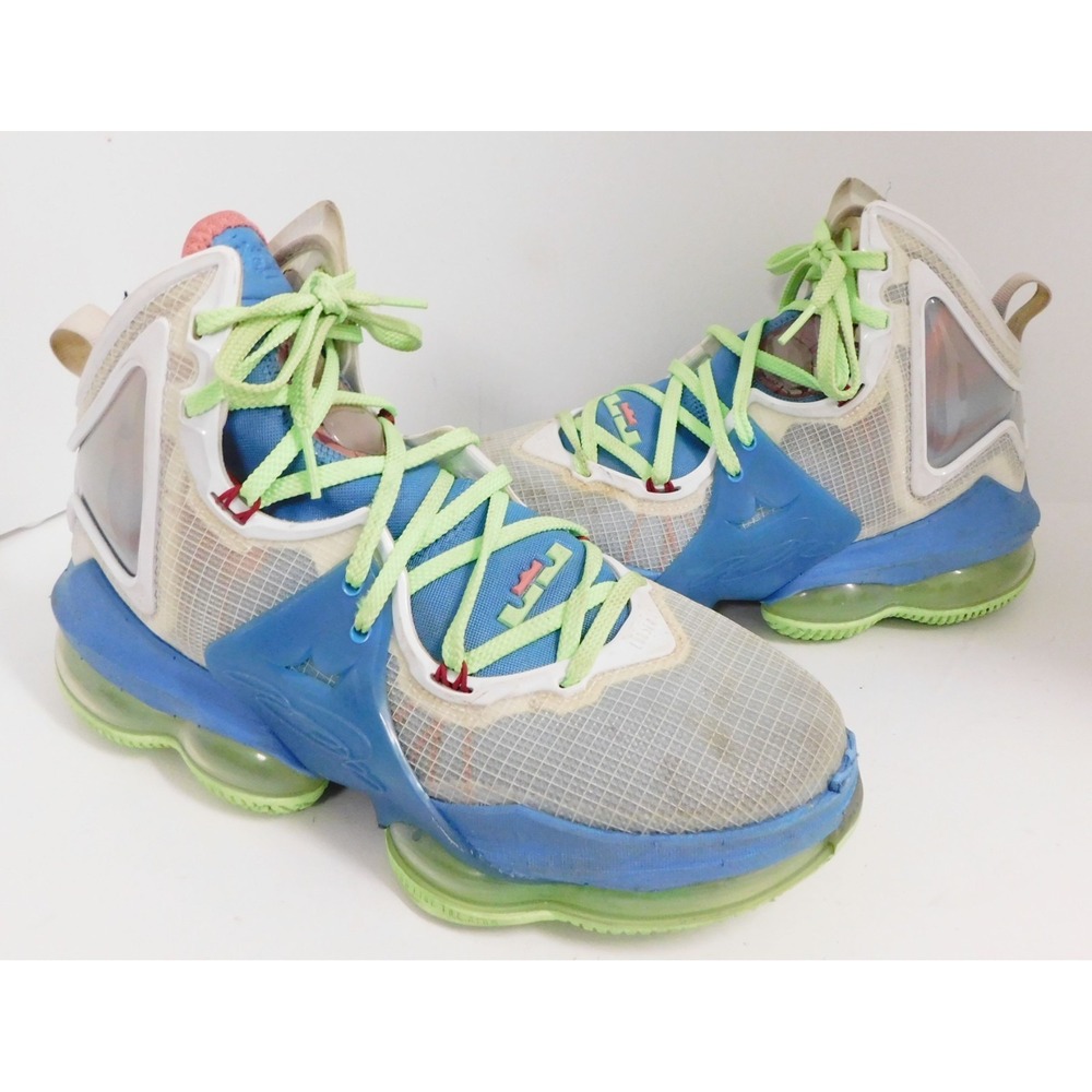 Nike Shoes LeBron XIX‎ 19 GS Dutch Blue Pomegranite Sneakers DC9339-400 Sz 8